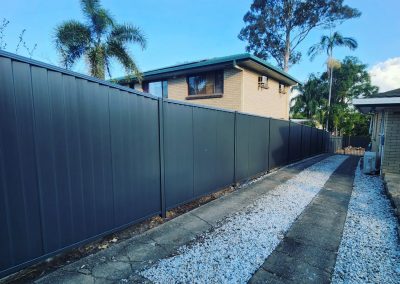 colorbond fencing installed